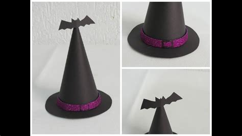 como fazer um chapéu de bruxa